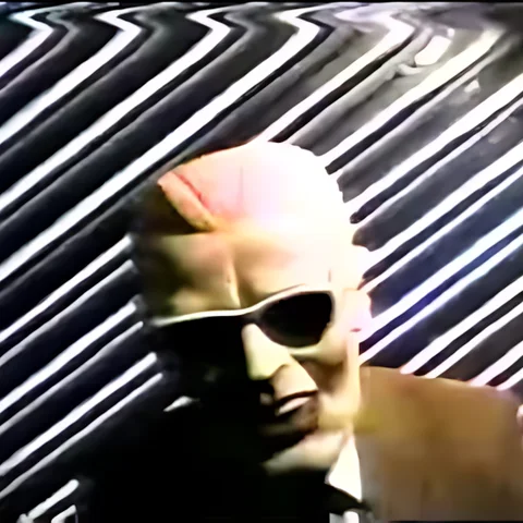 Actual broadcast footage of the Max Headroom signal intrusion